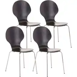 Netto Marken-Discount CLP 4er Set Besucherstuhl Diego Farbe:schwarz Angebot