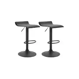 Netto Marken-Discount CLP 2er Set Barhocker Dyn V2 Kunstleder schwarz Farbe:schwarzGestell Farbe:schwarz Angebot