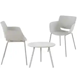 Netto Marken-Discount CLP Sitzgruppe Minota 2er Farbe:hellgrauSet-Inhalt:2 Stühle Angebot