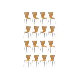 Netto Marken-Discount CLP 16er Set Besucherstuhl Calisto Farbe:natur Angebot