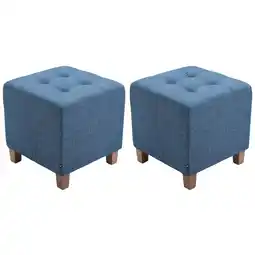 Netto Marken-Discount CLP 2er Set Sitzhocker Pharao, antik-hell Farbe:blau Angebot