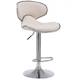 Netto Marken-Discount CLP Barhocker Las Vegas V2 Stoff chrom Farbe:cremeGestell Farbe:chrom Angebot