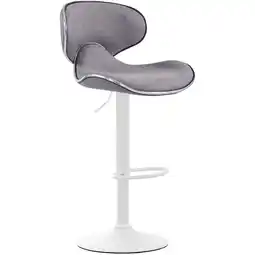 Netto Marken-Discount CLP Barhocker Las Vegas V2 Stoff weiß Farbe:hellgrauGestell Farbe:weiß Angebot