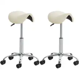 Netto Marken-Discount CLP 2er Set Arbeitshocker Reno Kunstleder Farbe:creme Angebot