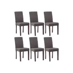 Netto Marken-Discount CLP 6er Set Esszimmerstuhl Ina Stoff cappuccino Farbe:dunkelgrauGestell Farbe:cappuccino Angebot