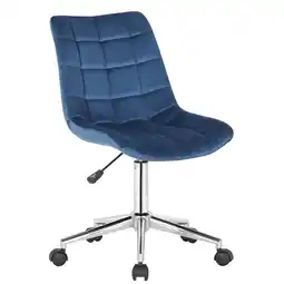 Netto Marken-Discount CLP Bürostuhl Medford Samt Farbe:blau Angebot