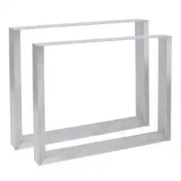 Netto Marken-Discount CLP 2x Tischbeine Velden 90 cm Farbe:edelstahlGröße:90 cm Angebot
