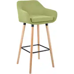 Netto Marken-Discount CLP Barhocker Grant Stoff Farbe:hellgrün Angebot