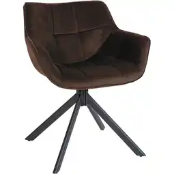 Netto Marken-Discount CLP Stuhl Westport Samt Farbe:braun Angebot