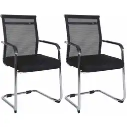 Netto Marken-Discount CLP 2er Set Besucherstühle Denny Farbe:chrom Angebot