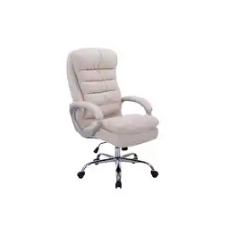 Netto Marken-Discount CLP Bürostuhl BIG Vancouver Stoff Farbe:creme Angebot