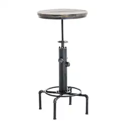 Netto Marken-Discount CLP Stehtisch Lumos, Holz Farbe:antik silber Angebot