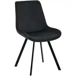 Netto Marken-Discount CLP Esszimmerstuhl Lewes Samt Farbe:schwarz Angebot