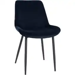 Netto Marken-Discount CLP Esszimmerstuhl Victoria Samt Farbe:blau Angebot