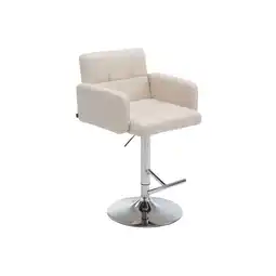 Netto Marken-Discount CLP Barhocker Los Angeles Stoff C Farbe:cremeGestell Farbe:chrom Angebot