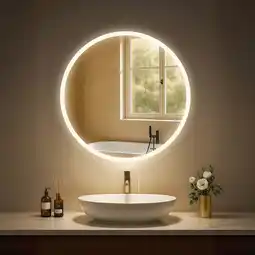 Netto Marken-Discount CLP Badspiegel Laconia 60 ohne Bluetooth klarglas Größe:Ø 60 Angebot