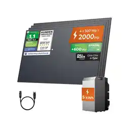 Netto Marken-Discount SOLARWAY Balkonkraftwerk 2000 Watt EcoFlow STREAM 5000 Angebot