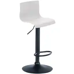 Netto Marken-Discount CLP Barhocker Hoover B Farbe:weißMaterial Gestell:Metall matt schwarz Angebot