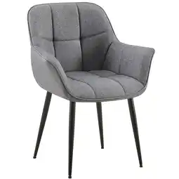 Netto Marken-Discount CLP Esszimmerstuhl Roseville Stoff Farbe:dunkelgrauMaterial:Stoff Angebot