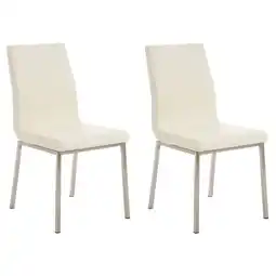 Netto Marken-Discount CLP 2er Set Esszimmerstühle Colmar Farbe:creme Angebot