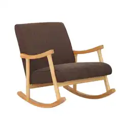 Netto Marken-Discount CLP Schaukelstuhl Morelia Stoff natur Farbe:braun Angebot