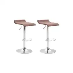 Netto Marken-Discount CLP 2er Set Barhocker Dyn V2 Stoff C Farbe:braun Angebot
