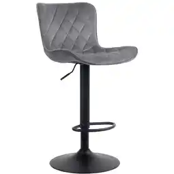 Netto Marken-Discount CLP Barhocker Emma Samt Farbe:dunkelgrauMaterial:Samt Angebot