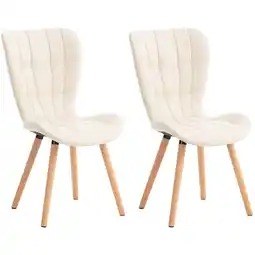 Netto Marken-Discount CLP 2er Set Stuhl Elda Kunstleder Farbe:cremeMaterial:Kunstleder Angebot