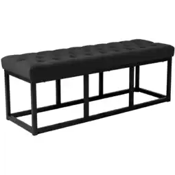 Netto Marken-Discount CLP Sitzbank Polson Samt Schwarz 120 cm Farbe:schwarzGröße:120 cm Angebot