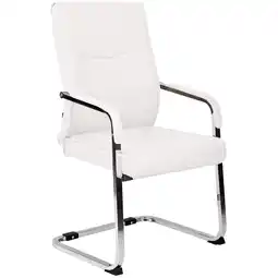 Netto Marken-Discount CLP Besucherstuhl Hobart Farbe:weißMaterial:Kunstleder Angebot