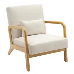 Netto Marken-Discount CLP Sessel Hibbing Stoff Farbe:creme Angebot