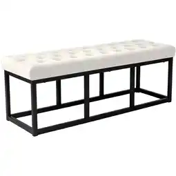 Netto Marken-Discount CLP Sitzbank Polson Samt Schwarz 120 cm Farbe:cremeGröße:120 cm Angebot