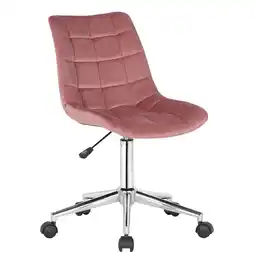 Netto Marken-Discount CLP Bürostuhl Medford Samt Farbe:pink Angebot