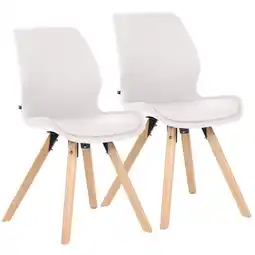 Netto Marken-Discount CLP 2er Set Stuhl Luna Kunststoff Farbe:weißMaterial:Kunststoff Angebot