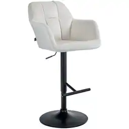 Netto Marken-Discount CLP Barhocker Natoma Samt schwarz Farbe:cremeMaterial Gestell:Metall matt schwarz Angebot