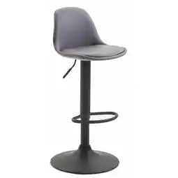 Netto Marken-Discount CLP Barhocker Kiel Vollgepolstert Kunstleder schwarz Farbe:grauGestell Farbe:schwarz Angebot