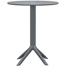Netto Marken-Discount CLP Tisch Lacota rund 60 cm Farbe:anthrazit Angebot
