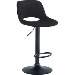 Netto Marken-Discount CLP Barhocker Camden Samt schwarz Farbe:schwarzMaterial Gestell:Metall matt schwarz Angebot