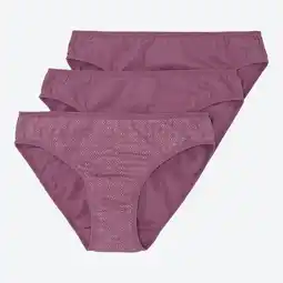 NKD Damen-Minislip mit hohem Baumwollanteil, 3er-Pack Angebot