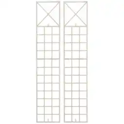 Netto Marken-Discount CLP 2er Set Rankgitter Trigo Farbe:antik-creme Angebot