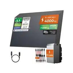 Netto Marken-Discount SOLARWAY Balkonkraftwerk 4000 Watt EcoFlow STREAM 5000 Angebot