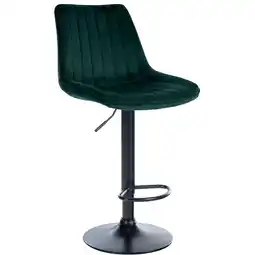 Netto Marken-Discount CLP Barhocker Toni Samt schwarz Farbe:grünGestell Farbe:schwarz Angebot