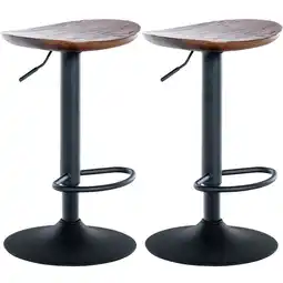 Netto Marken-Discount CLP 2er Set Barhocker Skelde Farbe:walnuss Angebot