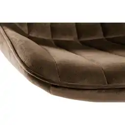 Netto Marken-Discount CLP 2er Set Barhocker Toni Samt chrom Farbe:braunMaterial Gestell:Metall in Chromoptik Angebot