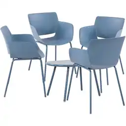 Netto Marken-Discount CLP Sitzgruppe Velvena 4er Farbe:blauSet-Inhalt:4 Stühle Angebot