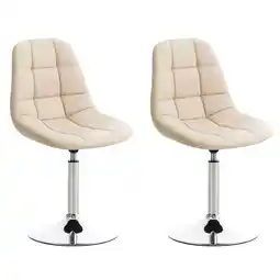 Netto Marken-Discount CLP 2er Set Stühle Emil Kunstleder Farbe:creme Angebot