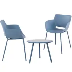 Netto Marken-Discount CLP Sitzgruppe Minota 2er Farbe:blauSet-Inhalt:2 Stühle Angebot