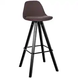 Netto Marken-Discount CLP Barhocker Corbin Stoff Square schwarz Farbe:braunGestell Farbe:schwarz Angebot