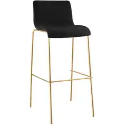Netto Marken-Discount CLP Barhocker Hoover Stoff 4-Fuß Gold Farbe:dunkelgrau Angebot