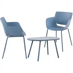 Netto Marken-Discount CLP Sitzgruppe Velvena 2er Farbe:blauSet-Inhalt:2 Stühle Angebot